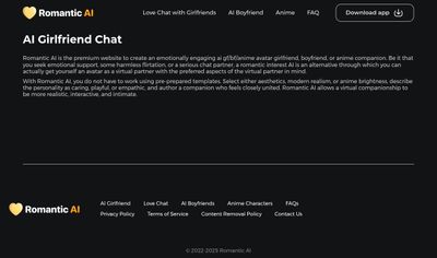 Romantic AI